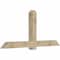 Ekena Millwork Eugene Rough Sawn Timber Gable Bracket, Douglas Fir, 84"W x 38"H x 6"D x 6"F, 11/12 Pitch GBW084X38X0606EUG00RDF - alternate 2
